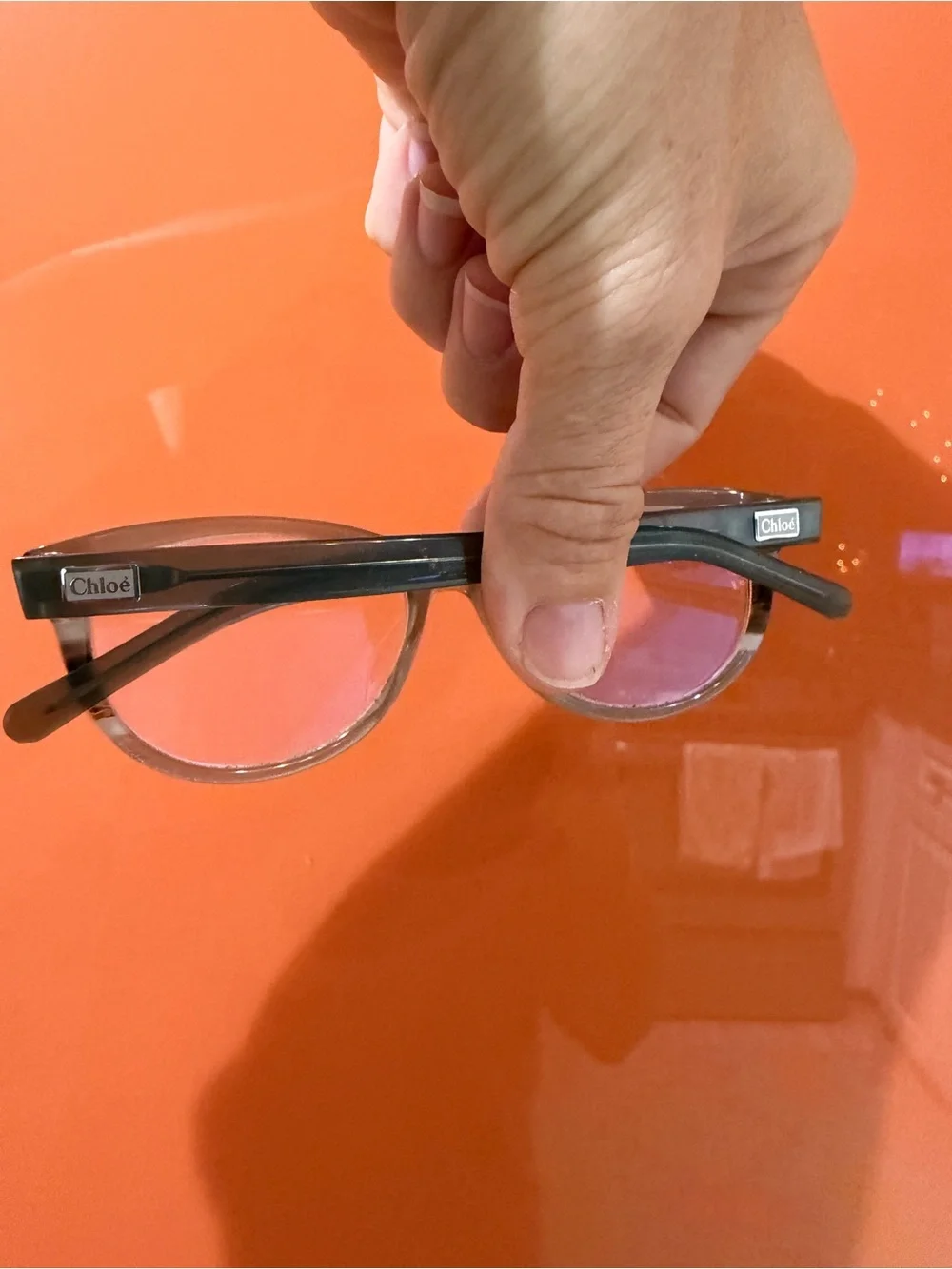 Chloe Gray Blue Eyeglasses